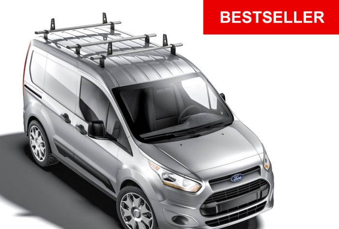 VG309 3SWB Ford Transit Connect 2014 2024 Roof Bars 3x ULTI Bars L1H1 Van Guard