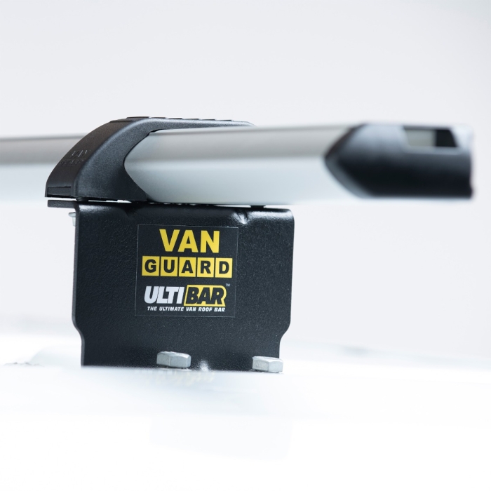 Van Guard Vauxhall Vivaro (2019 ) Roof Rack 2 Aluminium Roof Bars, Rear Ladder Roller With Loadstops UltiBar Plus VG333-2/VGR-09 - View #9