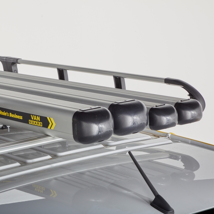 VG400 3L 3m lined pipe carrier with twin opening VG400 3L PVC lined Carries up to 32 x 15 mm pipes Van Guard