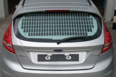 Ford Fiesta March 2009 - 2017  Window Grille L1H1 Tailgate Model