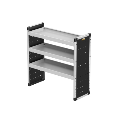 Single Van Racking Unit - 1009mm (H) x 1000mm (W) - 3 Straight Shelves