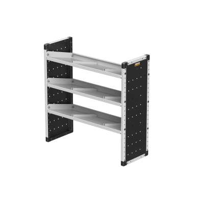 Single Van Racking Unit - 1009mm (H) x 1000mm (W) - 3 Angled Shelves