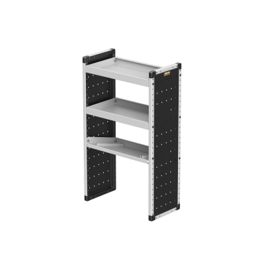 Single Van Racking Unit - 1279mm (H) x 750mm (W) - 2 Straight Shelves & 1 Angled Shelf