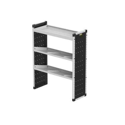 Single Van Racking Unit - 1279mm (H) x 1000mm (W) - 1 Straight Shelf & 2 Angled Shelves