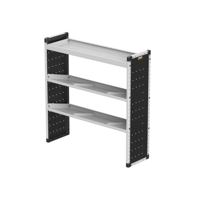 Single Van Racking Unit - 1279mm (H) x 1250mm (W) - 1 Straight Shelf & 2 Angled Shelves
