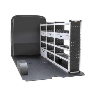 Citroen Relay 2006 on L3H2 - Trade Van Racking - Gold - Driver's Side