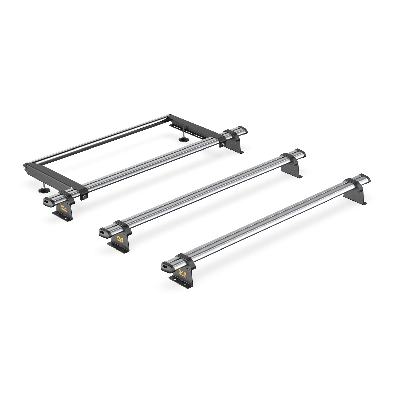 ULTIBar Trade Bundle - 3 x ULTIBar Trade (Steel) + Rear Roller - Mercedes Vito 2015 on  L1,L2H1 - Twin Rear Doors