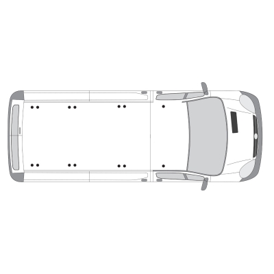 Nissan NV300 2016-2021 Roof Bars - 3x ULTI Bar+ L1, L2H2 