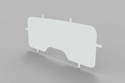 Citroen Dispatch 2016 on Window Blank L1, L2, L3H1 Tailgate Door Model