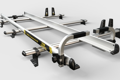 Ladder Slide & Secure - 3m aluminium ladder slides with Ladder Securing System