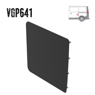 External Shield - Side - Passenger - Renault Trafic 2014 onwards - VGP641-BLACK