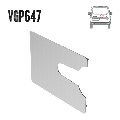 External Shield - Rear - Twin Doors - Ford Transit Connect 2014 onwards - VGP647
