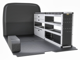 Volkswagen Transporter T7 2025 on L2H1 - Trade Van Racking - Gold ...