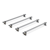 Vauxhall Vivaro 2014-2019 Roof Bars - 4x ULTI Bar Trade (Steel) L1, L2H2 
