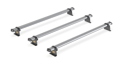 Nissan Interstar 2025 on Roof Bars - 3x ULTI Bar Trade (Steel)  L2L3,H2 
