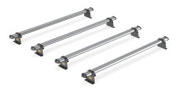 Nissan Interstar 2025 on Roof Bars - 4x ULTI Bar Trade (Steel)  L2H2 