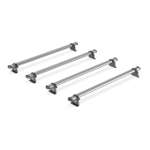 Kia PV5 2025- L2, H1 Twin Rear Doors - ULTI Bar Trade (Steel) - 4 Roof Bars