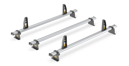 Maxus eDeliver 3 2020- L1,H1 All Doors - ULTI Bar+ (Aluminium) - 3 Roof Bars