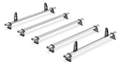 Renault Master 2025- L3,H2 - ULTI Bar+ (Aluminium) - 5 Roof Bars