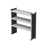Single Van Racking Unit - 1279mm (H) x 1250mm (W) - 3 Straight Shelves