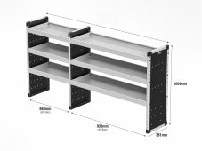 Volkswagen ID. Buzz 2022 on L1, H1 - Bronze Trade Van Racking Package - Driver's Side