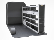 Nissan Interstar 2025 on L3H2 - Trade Van Racking - Gold - Driver's Side