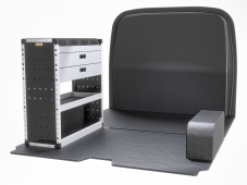 Volkswagen ID. Buzz 2022- L1, H1 - Gold Trade Van Racking Package - Passenger's Side