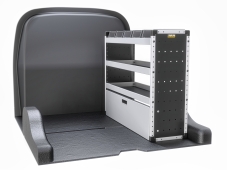 Volkswagen Caddy 2020 on L1H1 - Trade Van Racking - Silver - Driver's Side