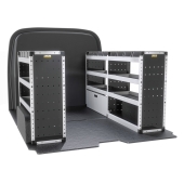 Ford Transit Custom 2023 on L1H1 - Trade Van Racking - Silver - Full Kit