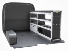 Mercedes Vito 2015 on L3H1 - Trade Van Racking - Silver - Driver's Side