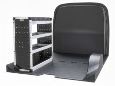 Farizon SV 2025 on L1, H1,H2 - Silver Trade Van Racking Package - Passenger's Side