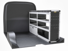 Farizon SV 2025 on L1, H1,H2 - Silver Trade Van Racking Package - Driver's Side