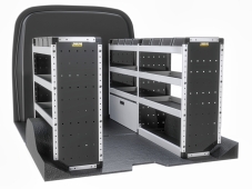 Farizon SV 2025 on L1, H1,H2 - Silver Trade Van Racking Package - Complete Kit