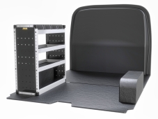 Maxus eDeliver 3 2020- L1, H1 - Silver Trade Van Racking Package - Passenger's Side