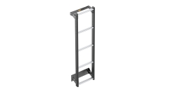 Volkswagen Transporter T7 2025- L1,L2, H1 Twin Rear Doors - ULTI Ladder with Bespoke Fitting Kit
