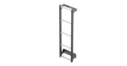 Kia PV5 2025- L2, H1 Twin Rear Doors - ULTI Ladder with Bespoke Fitting Kit