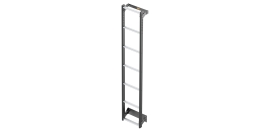 Maxus Deliver 9 2020- L2,L3, H2 Twin Rear Doors - ULTI Ladder with Bespoke Fitting Kit