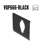 External Shield - Rear - Twin Doors - Citroen Relay 2006 onwards - VGP666-BLACK