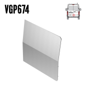 External Shield - Rear Door (Twin Barn) - Renault Master 2025 on - VGP674
