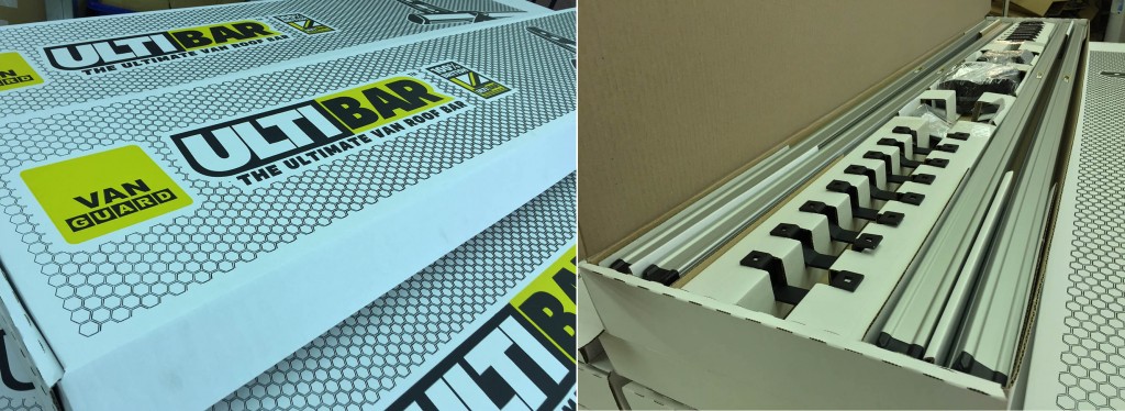 Van Guard Roof Bar Packaging