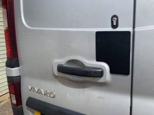 Renault Traffic Vauxhall Vivaro Milenco Exterior Van Security Door Lock Single