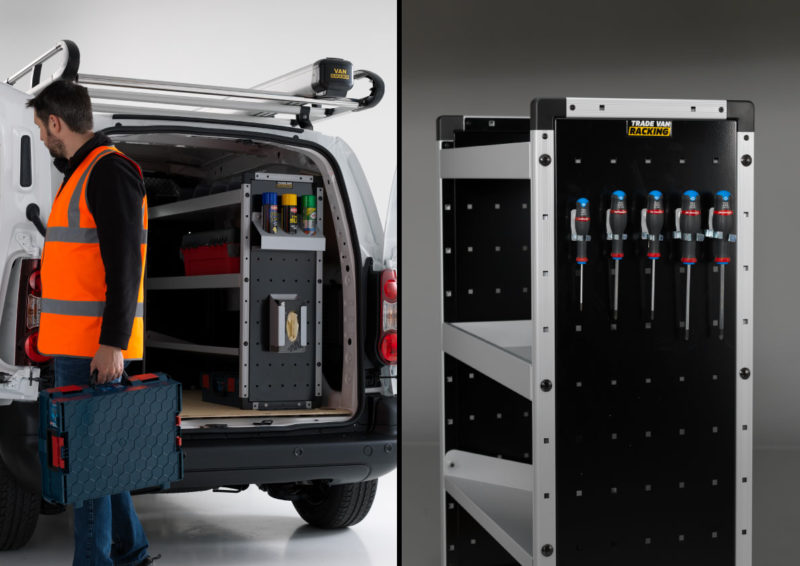 Electrician van 2024 racking